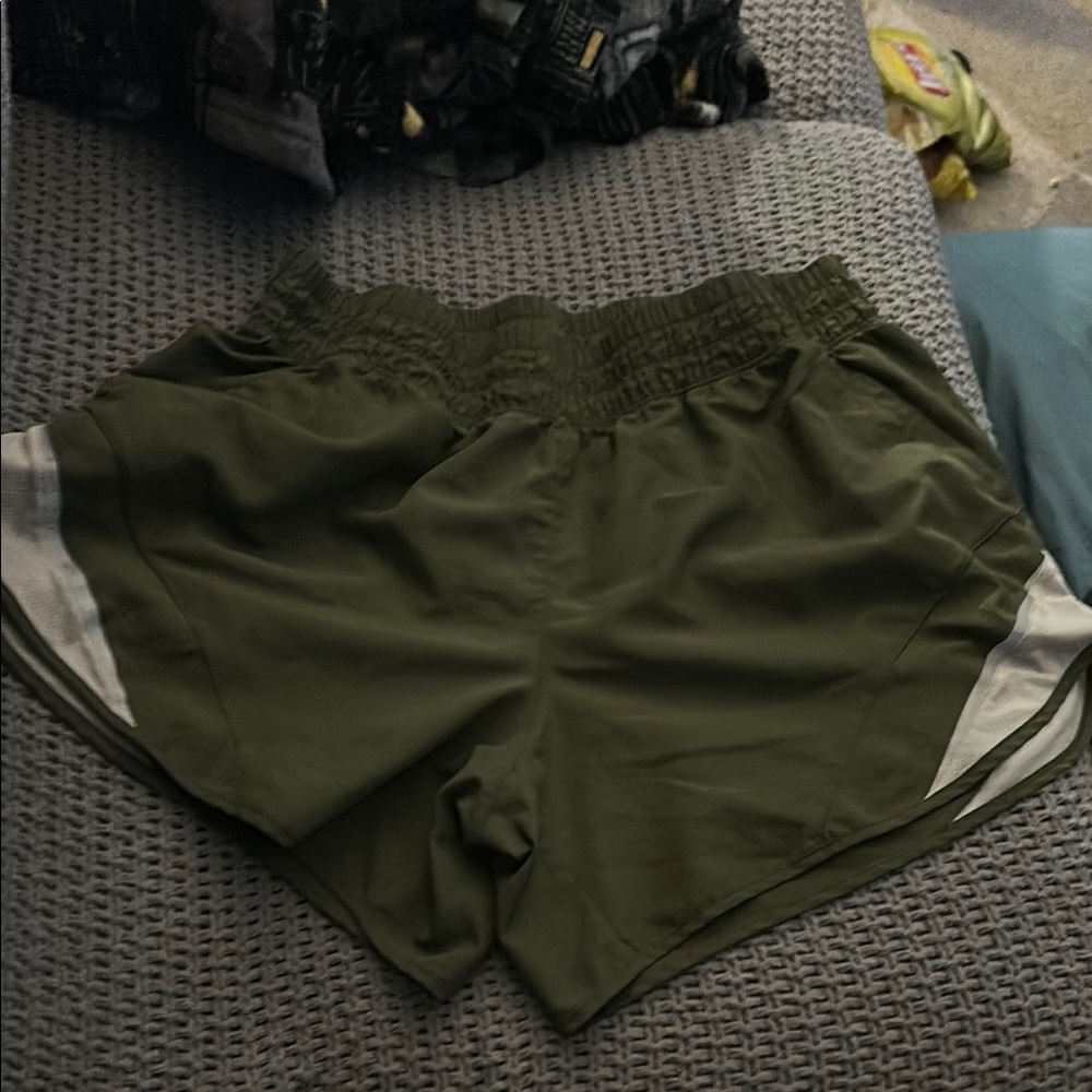 Olive Green Women's Shorts